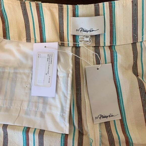 3.1 Phillip Lim striped high waist kick flare pants size XS, NWT - Picture 4 of 13